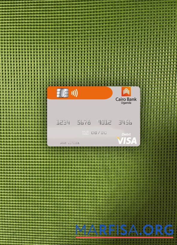 Blank Uganda Cairo Bank Uganda visa debit card photolook front real example